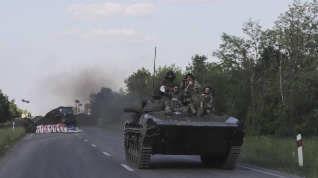 Calles de la ciudad de Bakhmut, en Donetsk.