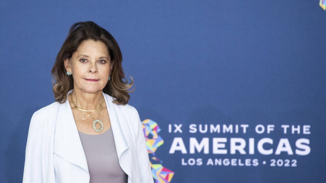 La vicepresidenta durante la apertura de la primera sesión plenaria de la Cumbre de las Américas 2022.