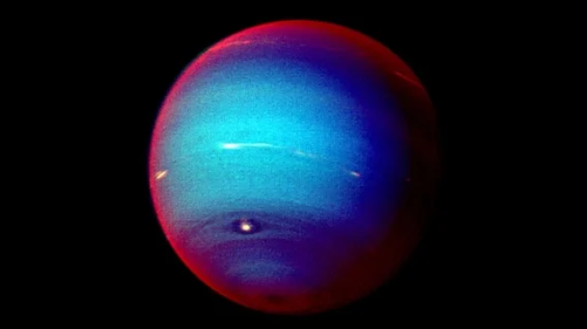 Urano visto por la sonda.