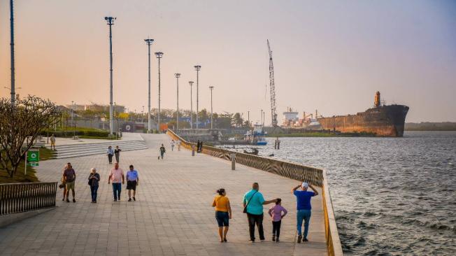El Gran Malecón es uno de los espacios preferido de los barranquilleros.