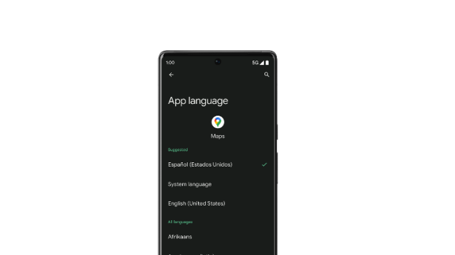 Los usuarios podrán tener un idioma para su celular y otro para las aplicaciones en las que así lo decida.
