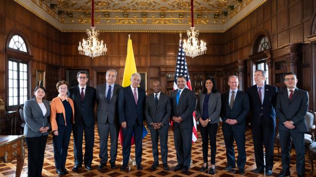 Una delegación de Estados Unidos viajó a Colombia para sostener un encuentro con el Gobierno Nacional.