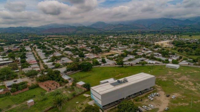 Panorámica aérea del municipio de Aguachica.