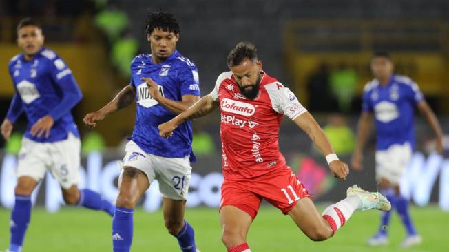 Millonarios venció 2-0 a Santa Fe en el clásico 307.