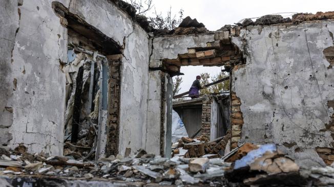 Zonas destruidas en Ucrania por cuenta de los bombardeos rusos.