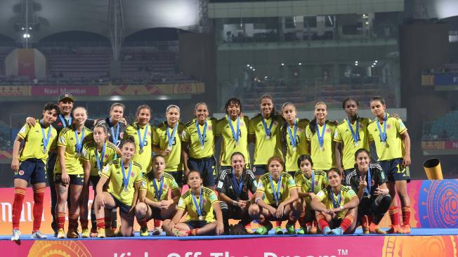 Selección Colombia femenina, subcampeonas.