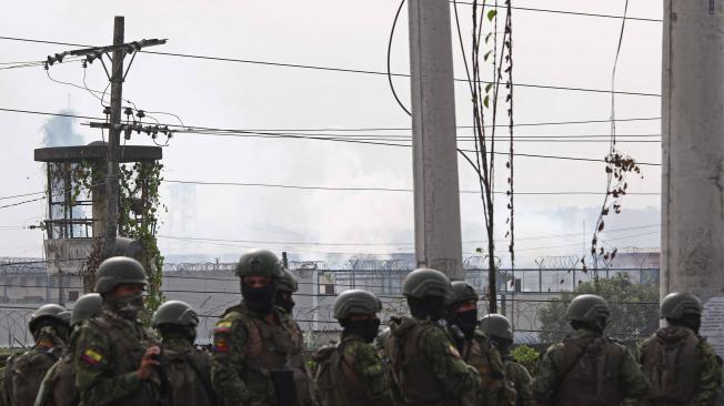 Operativo de control en la cárcel de Guayas.