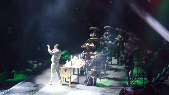 La música popular, el mariachi y lo urbano fueron los momentos del show.