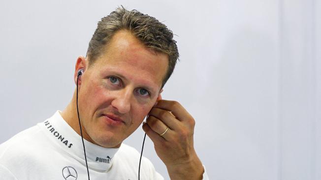 Michael Schumacher durante una sesión libre del Gran Premio de Singapur de Fórmula Uno.