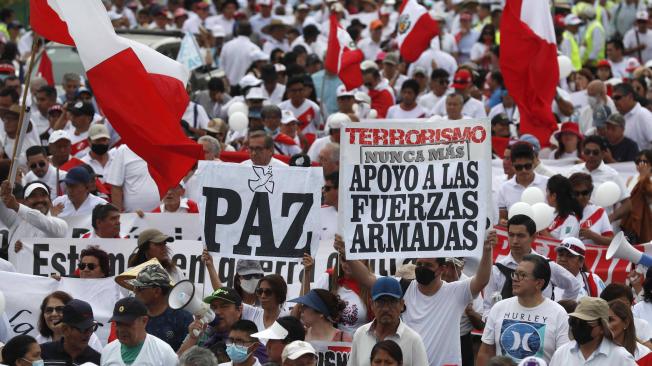 El pasado 3 de enero se convocó a una "marcha por la paz" previa al reinicio de las manifestaciones en Perú.
