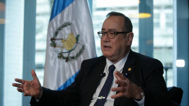 Presidente de Guatemala, Alejandro Giammattei.