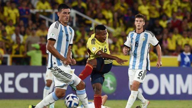 Colombia vs. Argentina en el sub-20.