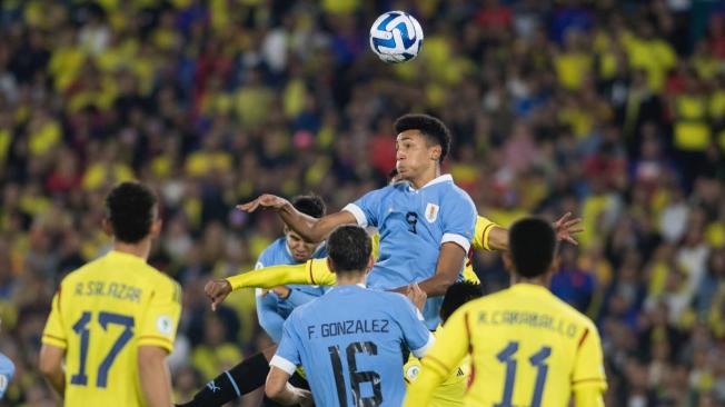 Colombia vs. Uruguay en el sub-20.