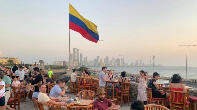 Café del Mar, Cartagena de Indias.