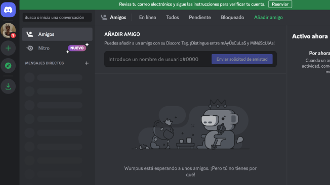 Cuando ingresa a la página de Discord aparece la opción de abrirlo en el navegador.