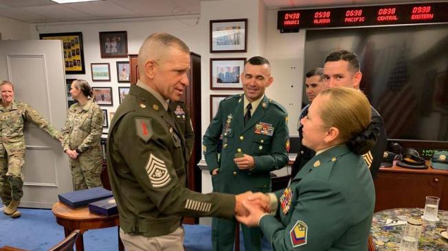 grado de sargento mayor del ejercito