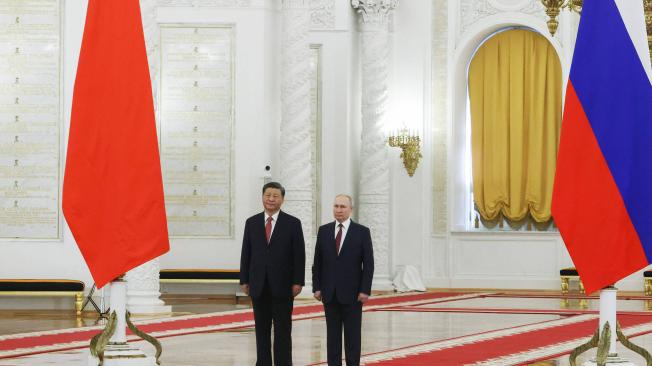 Los presidentes de China y Rusia, Xi Jinping y Vladimir Putin.