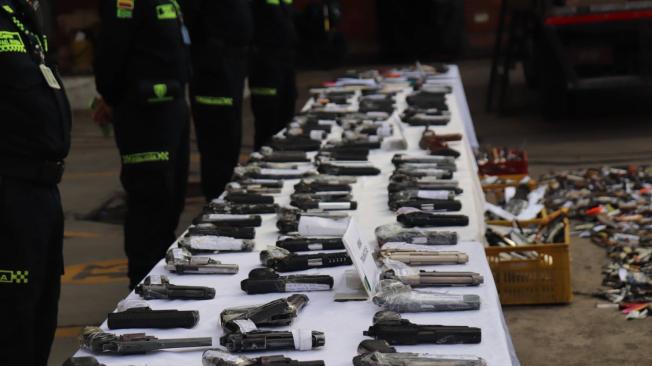 Muchas de estas armas fueron utilizadas para cometer delitos.