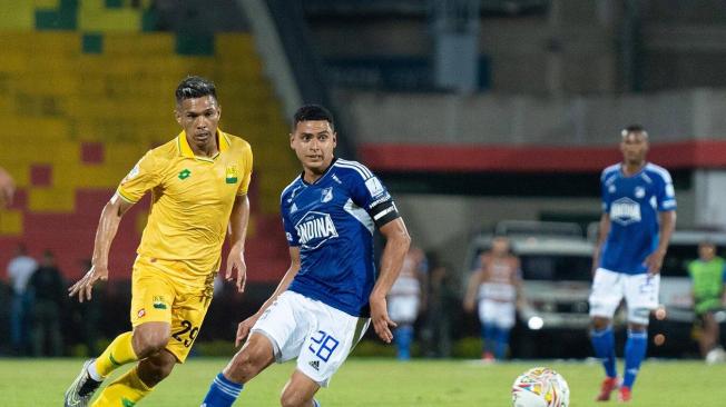 Stiven Vega, jugador de Millonarios.