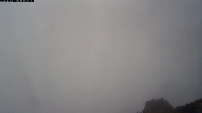 Se opaca la visibilidad desde el punto de observación del SGC, ubicado en el Cañón de Azufrado.
