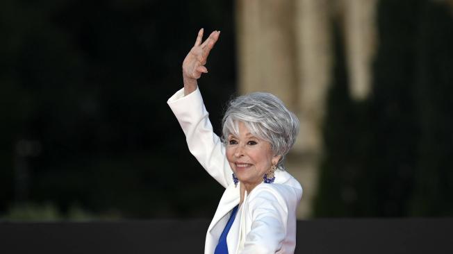 Rita Moreno durante el estreno de Fast X, en Roma.