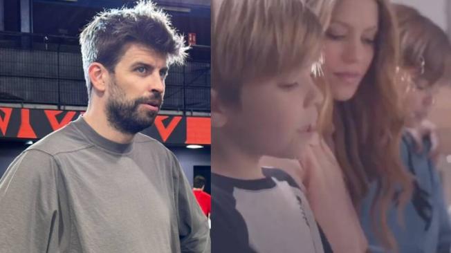 Shakira: reacción de Piqué al ver a Sasha y Milan cantar en video de  Acróstico