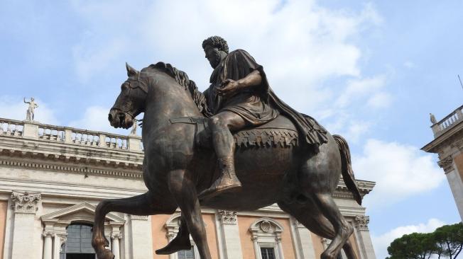 Estatua de Marco Antonio en el Capitolio.
