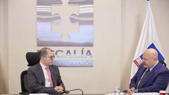 El fiscal Francisco Barbosa se reunió con el fiscal de la CPI.
