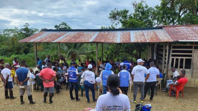 La ONU llegó a Chocó a atender y monitorear la crisis humanitaria.