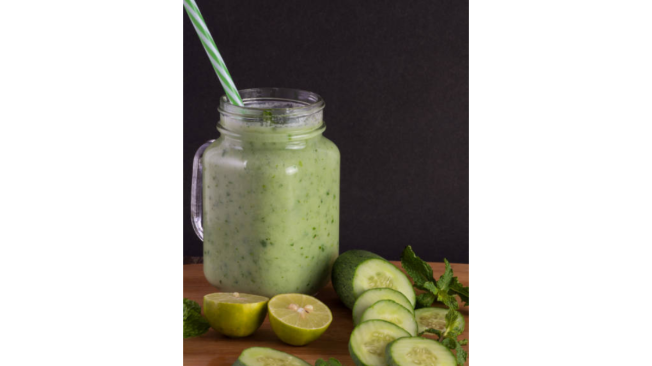 jugo de pepino y jugo de limon