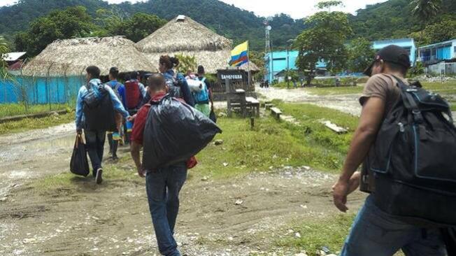 Desplazados en Antioquia.