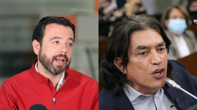 Los candidatos a la Alcaldía de Bogotá Carlos Fernando Galán y Gustavo Bolívar.