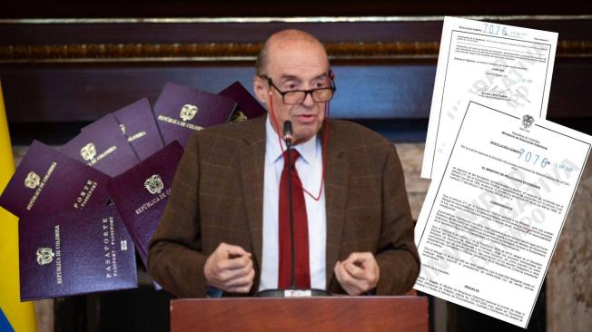 El canciller asumió la función de dirigir el proceso de licitación de pasaporte.