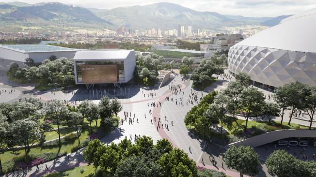 Así sería el complejo cultural y deportivo del estadio El Campín.