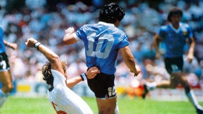 Diego Maradona en México 86.