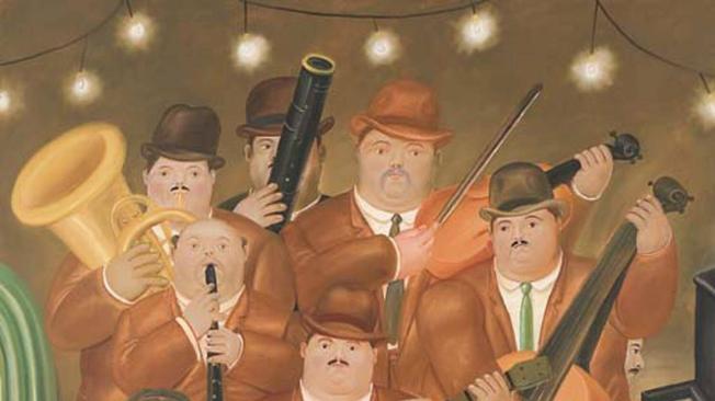 Fernado Botero pintó 'Los músicos' en 1979.