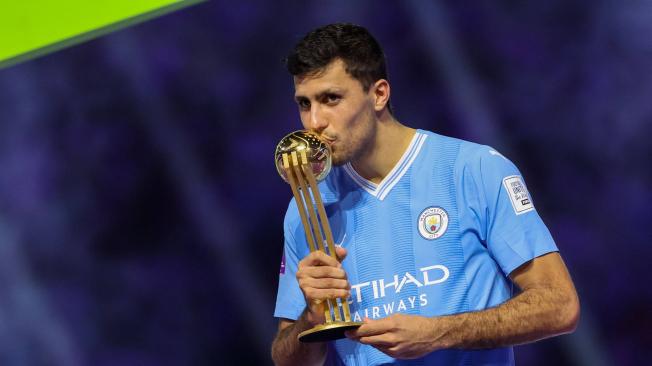 Rodri, el mejor jugador del Mundial de Clubes.