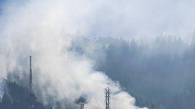 Aumentaron los incendios forestales activos en Bogotá