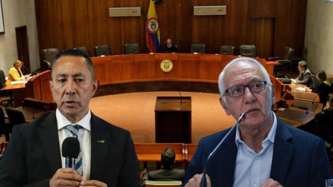 Ricardo Roa, presidente de Ecopetrol, y Guillermo Alfonso Jaramillo, Ministro de Salud.