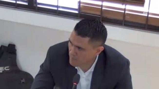 Juan Guillermo Monsalve en juicio.