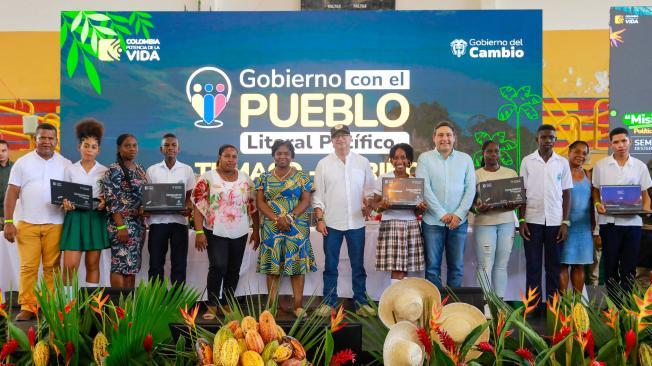 El presidente Gustavo Petro lanzó la primera misión territorial de la política de drogas en Tumaco el 26 de enero, en el marco de Gobierno con el Pueblo.