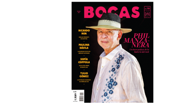 El legendario guitarrista de Roxy Music y reconocido productor Phil Manzanera es la portada de la edición #136 de BOCAS