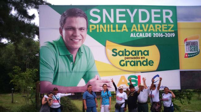 Sneyder Pinilla fue alcalde de Sabana Grande (Santander).