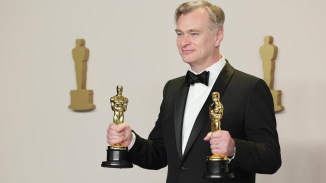 Christopher Nolan, ganador a mejor director en los Premios Óscar.