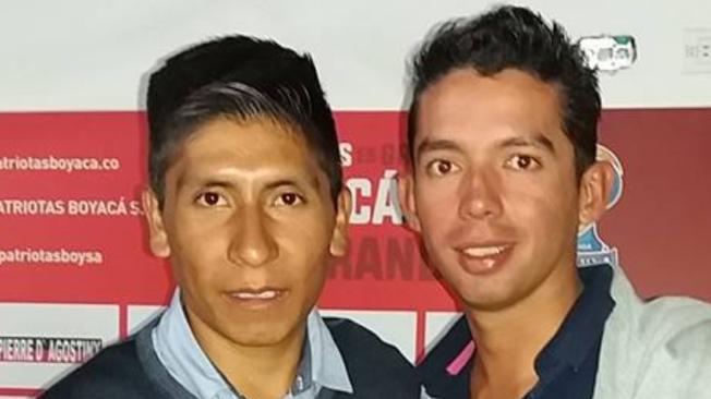 Iván Darío Bothia Cely junto a Nario Quintana.
