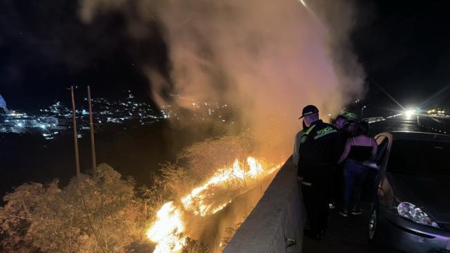 Incendio en Cisneros, Antioquia