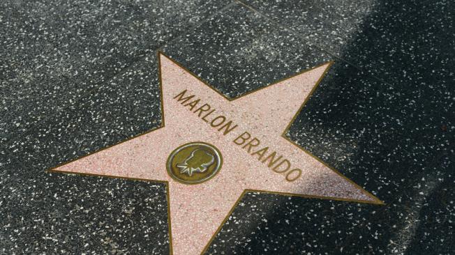 HOLLYWOOD, CA - DECEMBER 06: Marlon Brando star on the Hollywood Walk of Fame in Hollywood, California on Dec. 6, 2016.