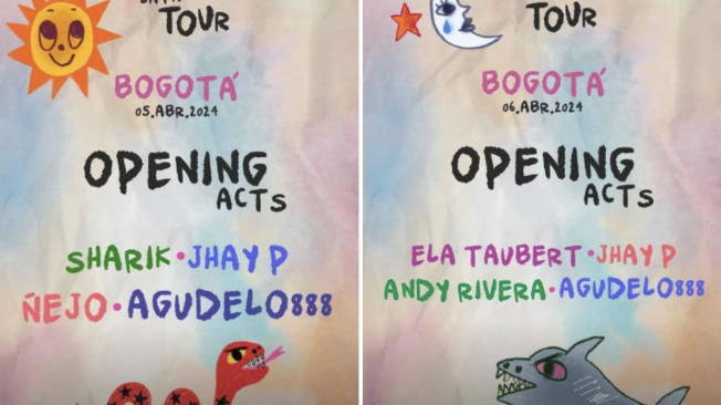 Estos son los artistas que se presentaran en las dos fechas en Bogotá.
