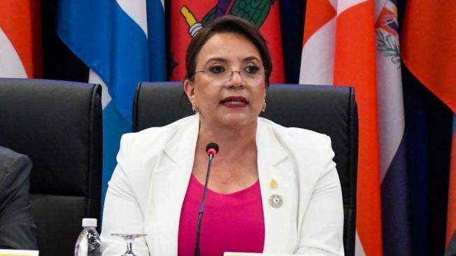 Xiomara Castro de Zelaya, presidenta de Honduras. 