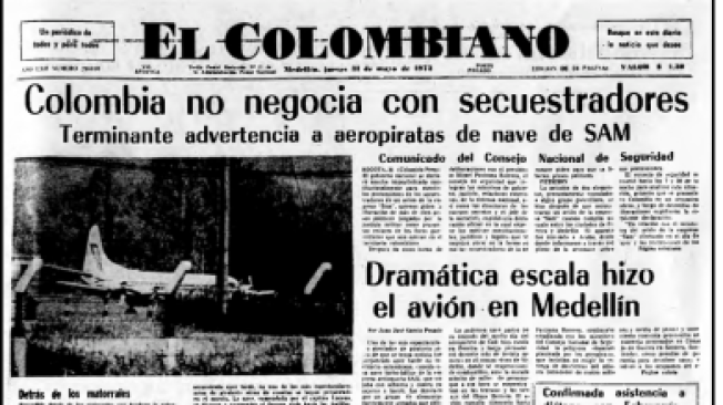 Las negociaciones con los secuestradores las llevó a cabo la aerolínea, no el gobierno colombiano